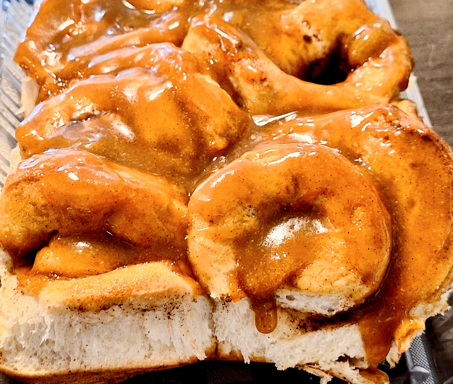 Caramel Roll Squeeze Cake (Dairy-Free)